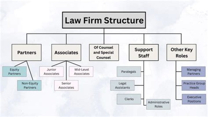 What does an associate do in a law firm?