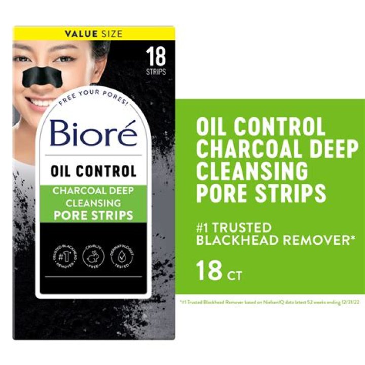 What does Biore charcoal do?