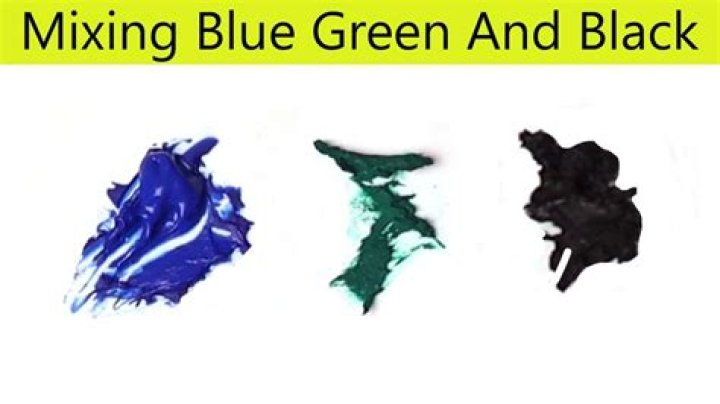 What does black and green represent?