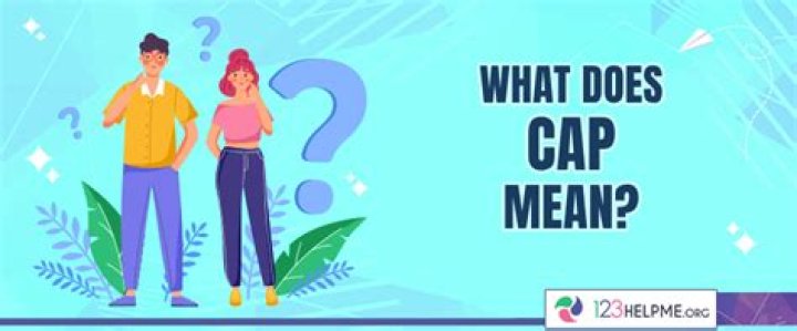 What does cap point mean?