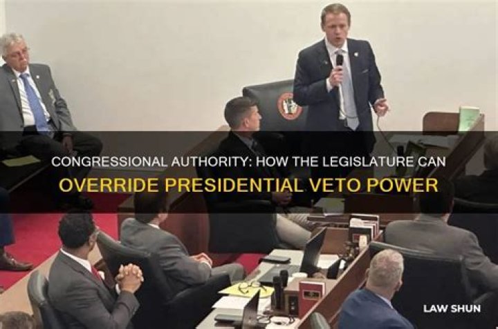What does Congress need to do to overrule a presidential veto?
