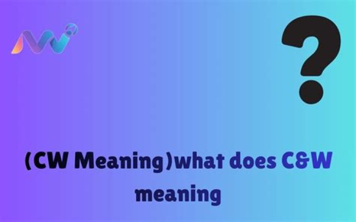 What does CW 1 mean?