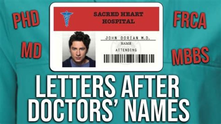 What does DCH stand for after a doctors name?