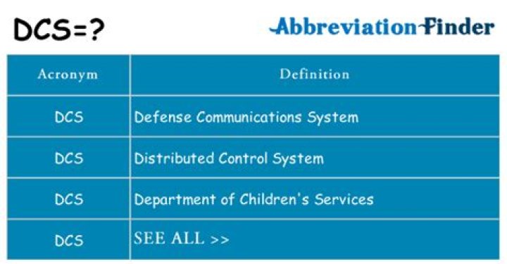 What does DCS stand for in medical terms?
