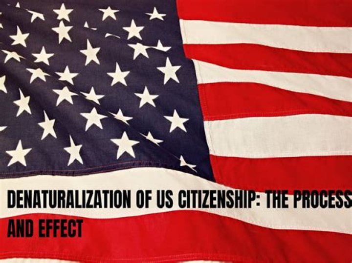 What does denaturalization mean?