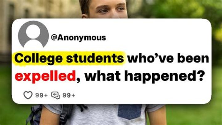 What does expulsion from college mean?