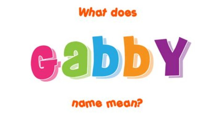 What does Gabby mean in Hebrew?