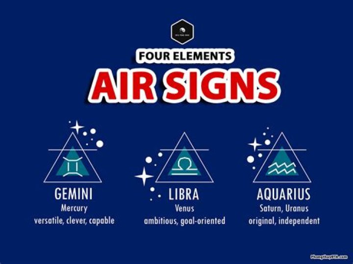 What does having an air sign mean?
