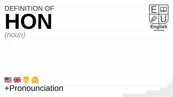 What does Hon in front of a name mean?