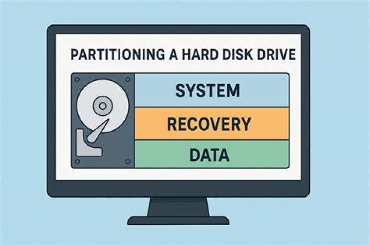 What does it mean to partition a hard drive?