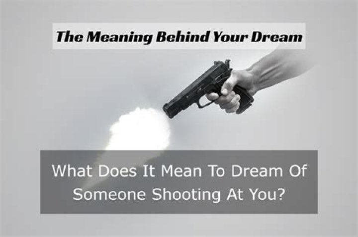 What does it mean when you dream of people shooting at you?
