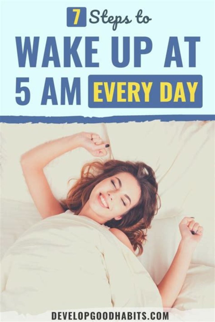 What does it mean when you wake up at 5am every day?