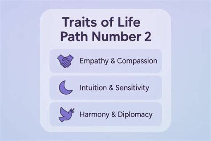 What does my life path number 2 mean?