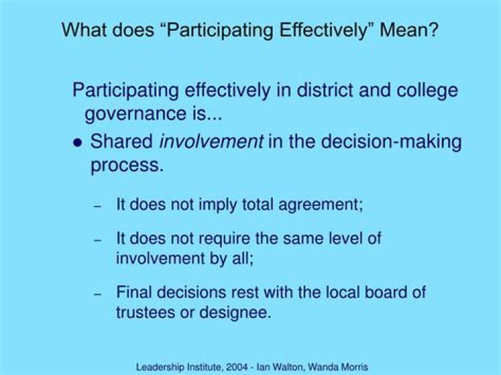 What does participating mean?