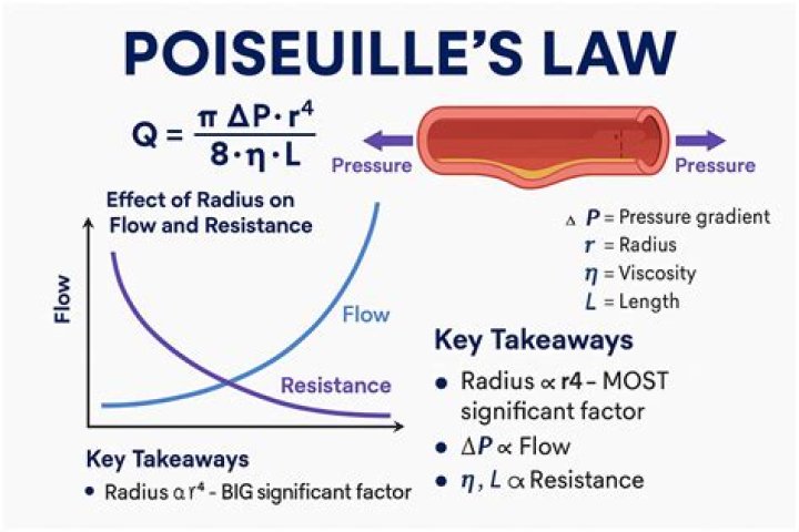 What does Poiseuille's law state?