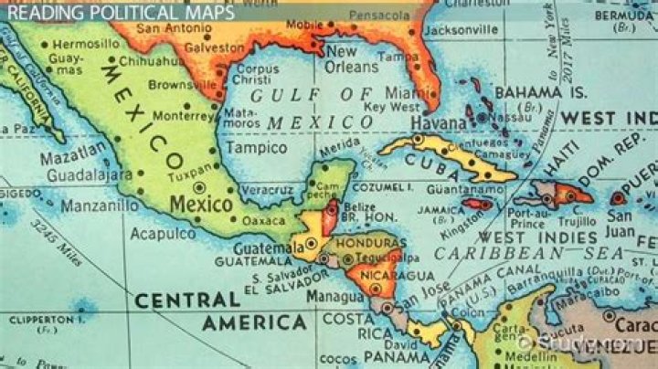 What does political mean in geography?