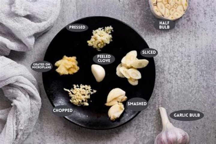 What does pressed garlic mean?