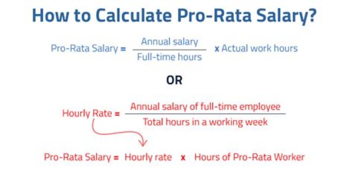 What does pro rata mean in holidays?