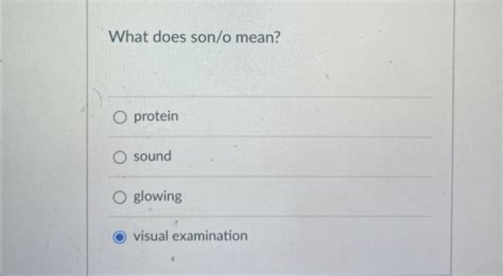 What does son o mean?