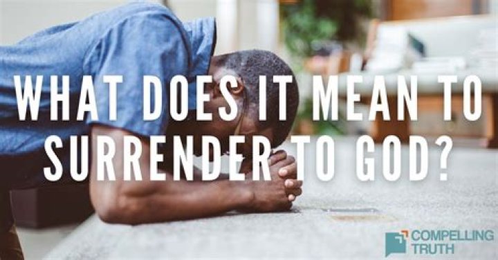 What does surrendering to jail mean?