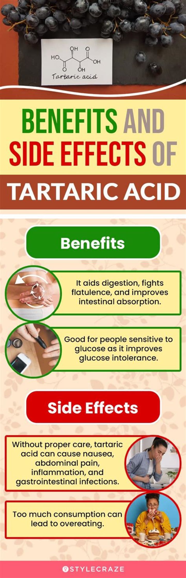 What does tartaric acid taste like?