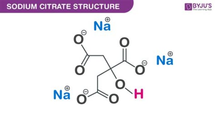 What does the additive sodium citrate do?