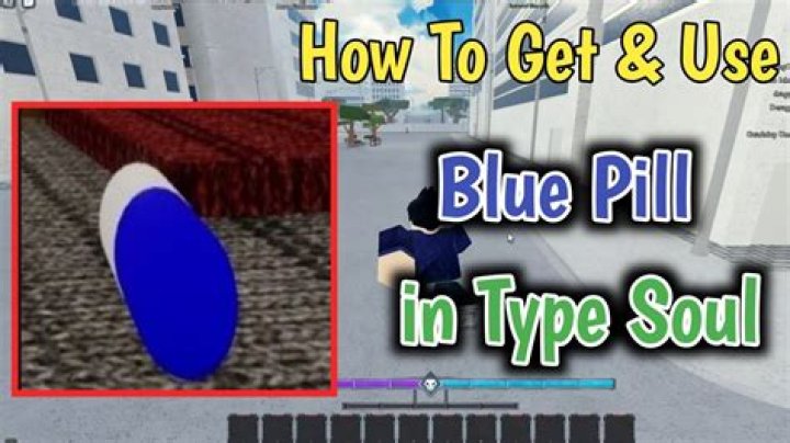 What does the blue pill do for a man?