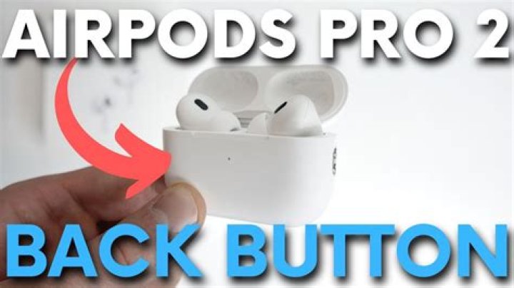 What does the button on AirPods 2 do?