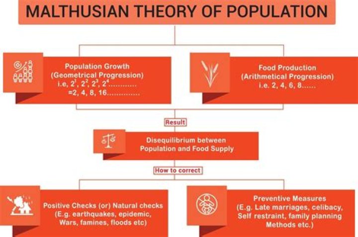 What does the Malthusian theory predict?