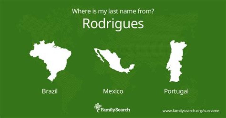 What does the name Rodrigues mean?