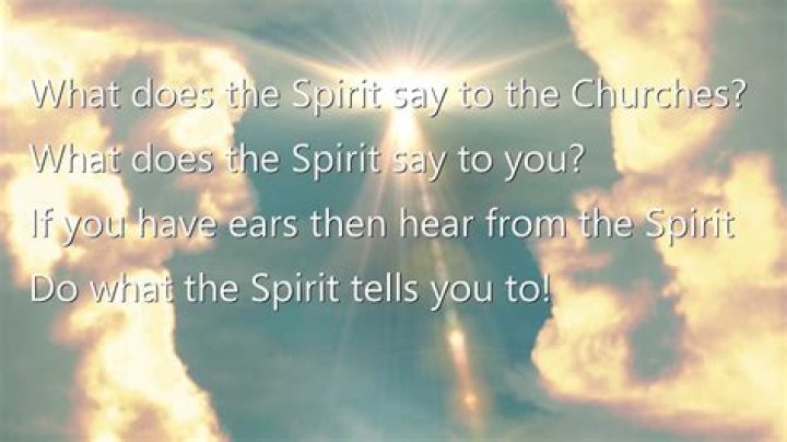 What does the Spirit say to the church?