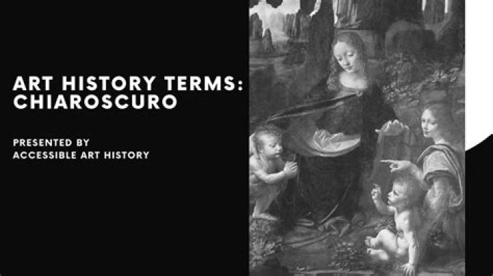 What does the term chiaroscuro mean?