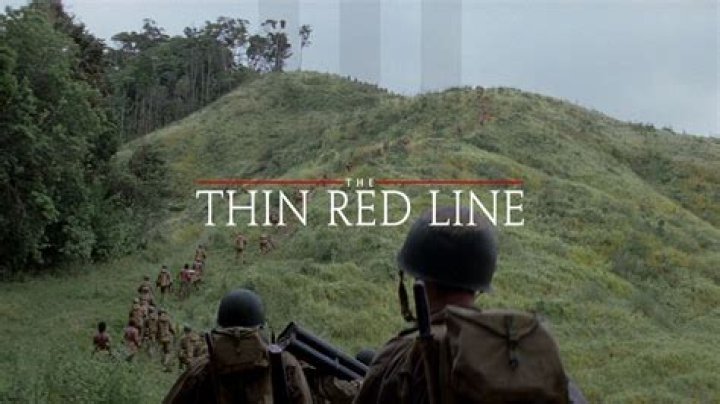 WHAT DOES THE THIN RED LINE mean military?