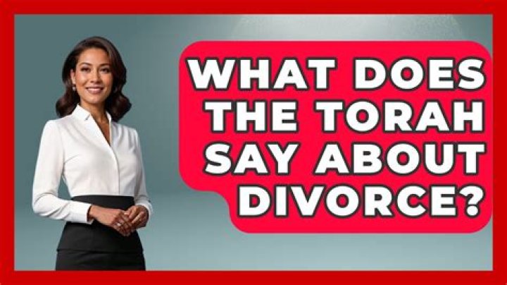 What does Torah say about divorce?