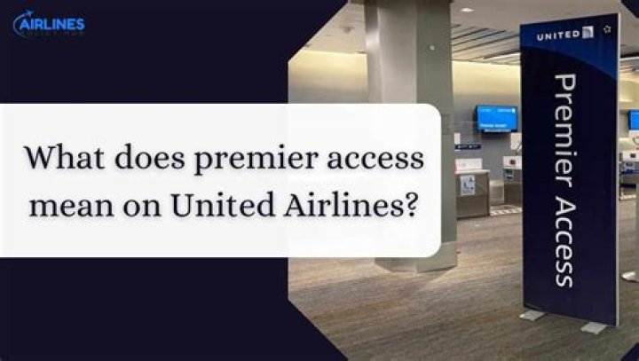 What does United Premier Access give you?