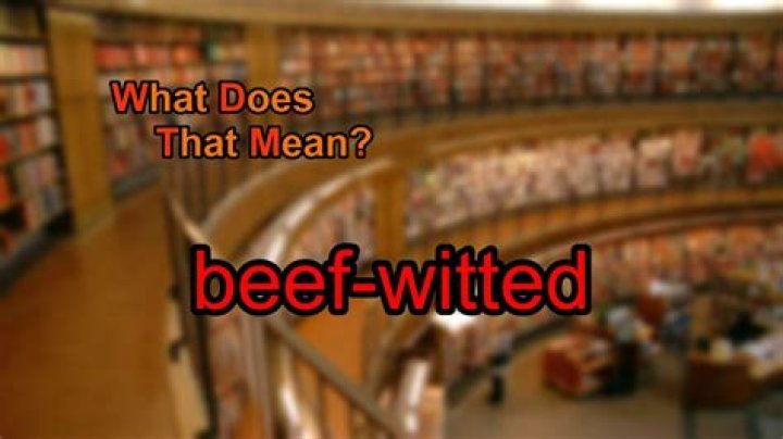 What does witted mean in English?