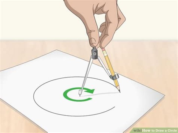 What draws a circle?