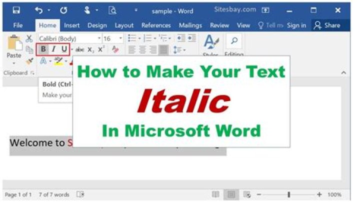 What effect does italics have on the reader?