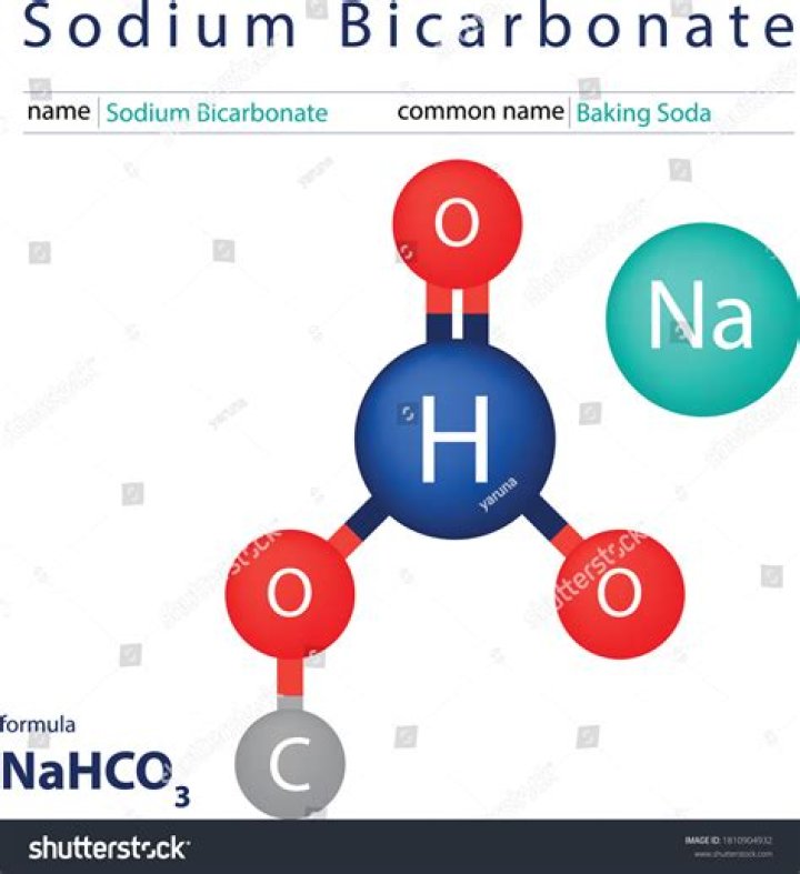 What elements could be in the gas that forms when sodium bicarbonate NaHCO3 and citric acid C6H8O7 react?