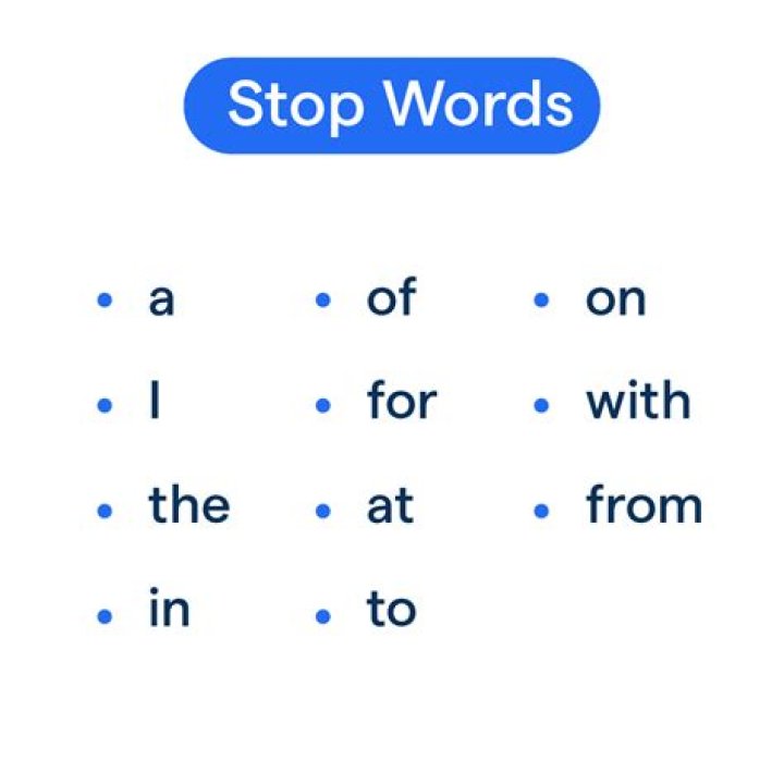 What English words are stop words for Google?