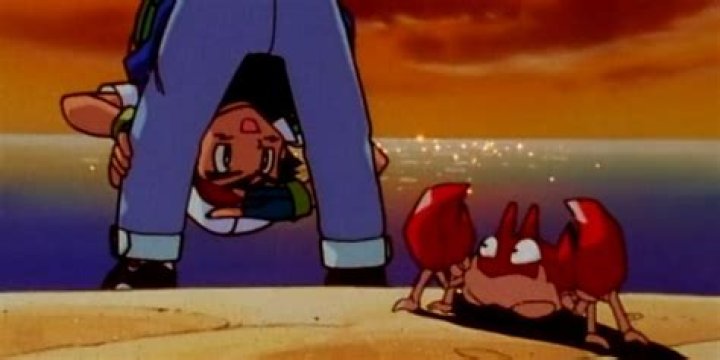 What episode does Ash catch Krabby?