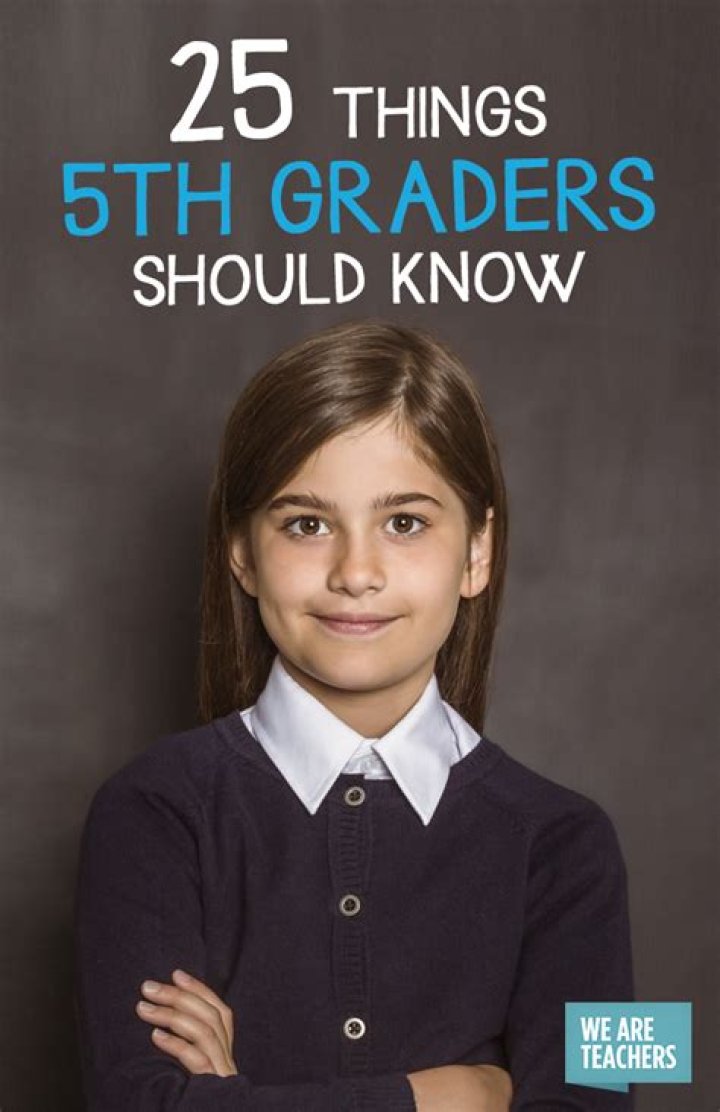 What every fifth grader should know?