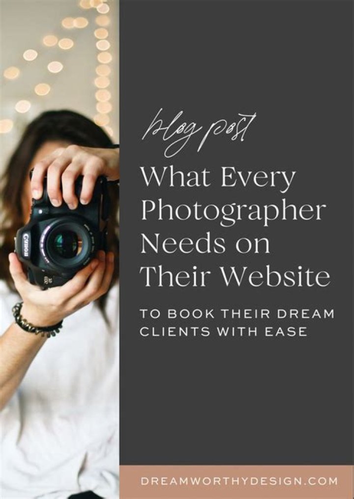 What every photographer needs?