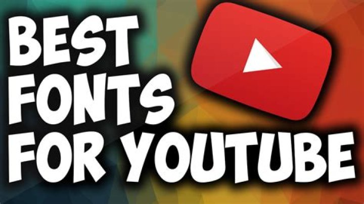 What font does channel use?