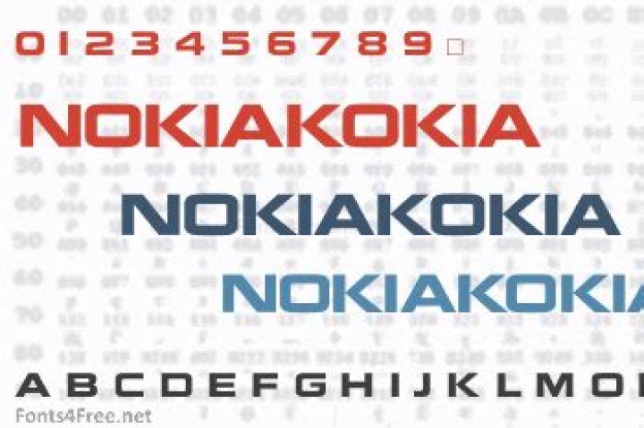 What font does Nokia use?