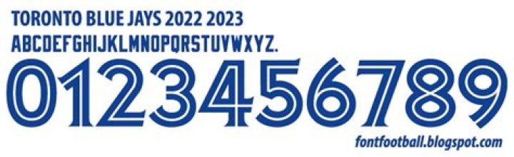 What font is the Toronto Blue Jays?