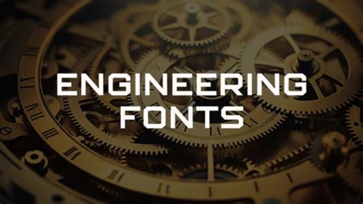 What font provides the shape of standard engineering lettering?