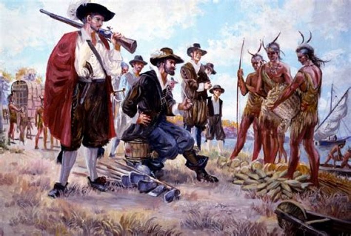 What food did the colonists grow?