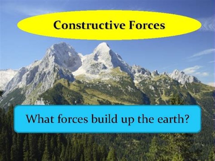 What forces build up the earth?