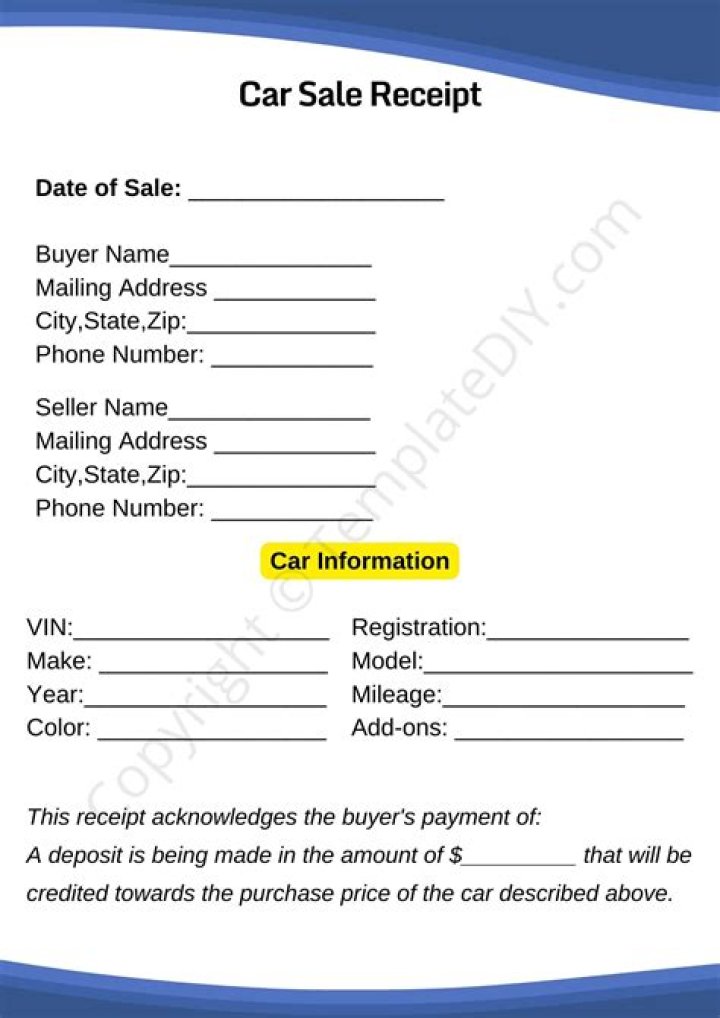 What forms of payment should I accept when selling a car?